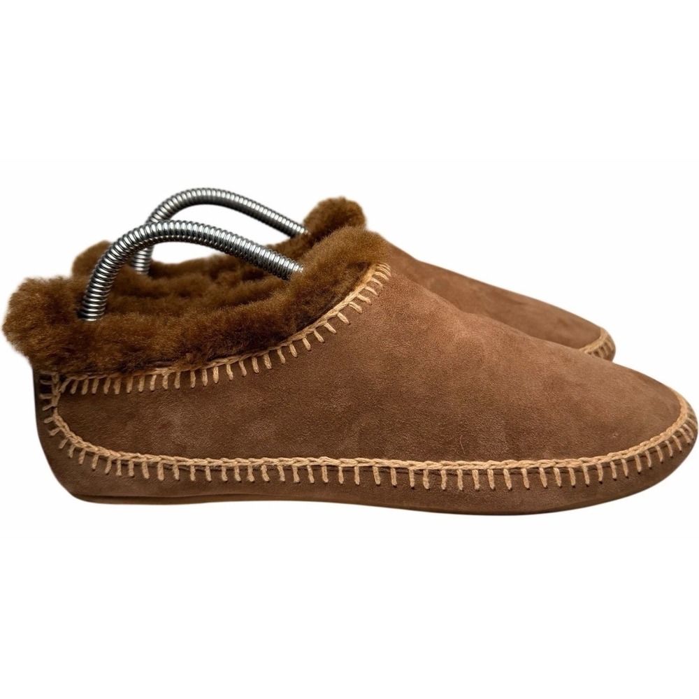 Laidback London Fuyu Shearling Suede Slippers EU 40 US 9.5 Handmade - Picture 5 of 12